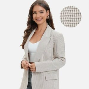 TRNY Women’s Oversized Double-Breasted Blazer Jacket Size L